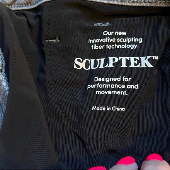 Athleta Sculptek Skinny Jeans Gray Wash size 6 - Picture 7 of 9